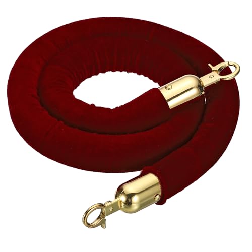 Corde de barrière en velours rouge pour sublimer l'accueil d'un hôtel ou théâtre