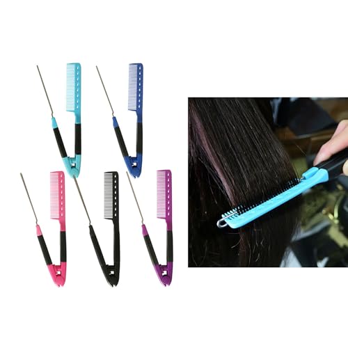 Peine alisador para cabello portátil y viaje miniatura 2