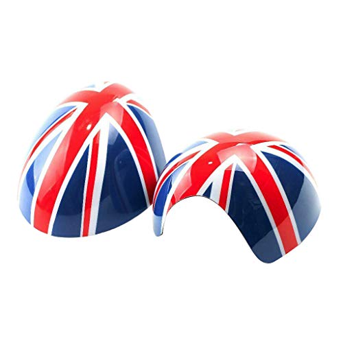 Couvertures de miroir rabattable électriquement R56 R60 drapeau britannique rouge bleu