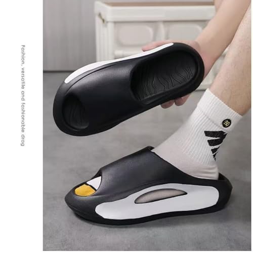 Cloud Slides for Men, Anti Slip Thick Sole Casual Beach Slippers Suitable for Indoor and Outdoor The4