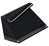 Anstore 60 Versandbeutel Plastik Versandtaschen 300x400mm, Wasserdichte Plastikversandbeutel, Selbstklebend und Blickdicht, Versandbeutel Plastik für Kleidung und Textilien, Schwarz
