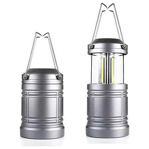 2 Pack Camping Lantern 500 Lumens Collapsible Portable LED Lantern for Emergency, Hurricane, Storms, Outage Cover