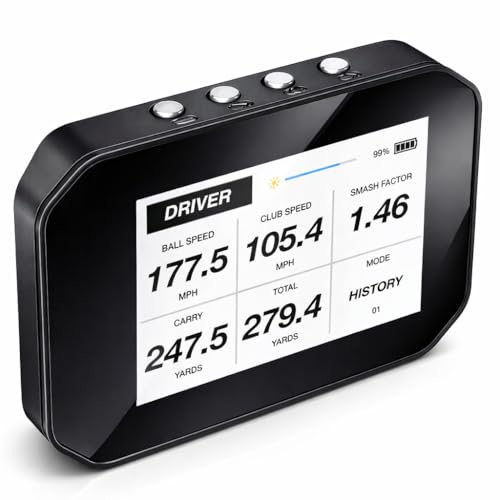 Moniteur de lancement de golf Core pour analyse de swing et trajectoire