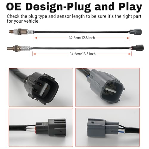 Sensor de Oxígeno 2 PCS Compatible Subaru 2.0L 2.5L miniatura 2