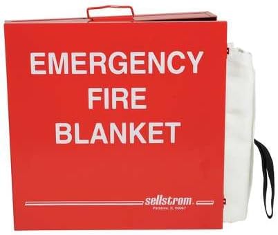 Fire Blanket and Cabinet, Fiberglass