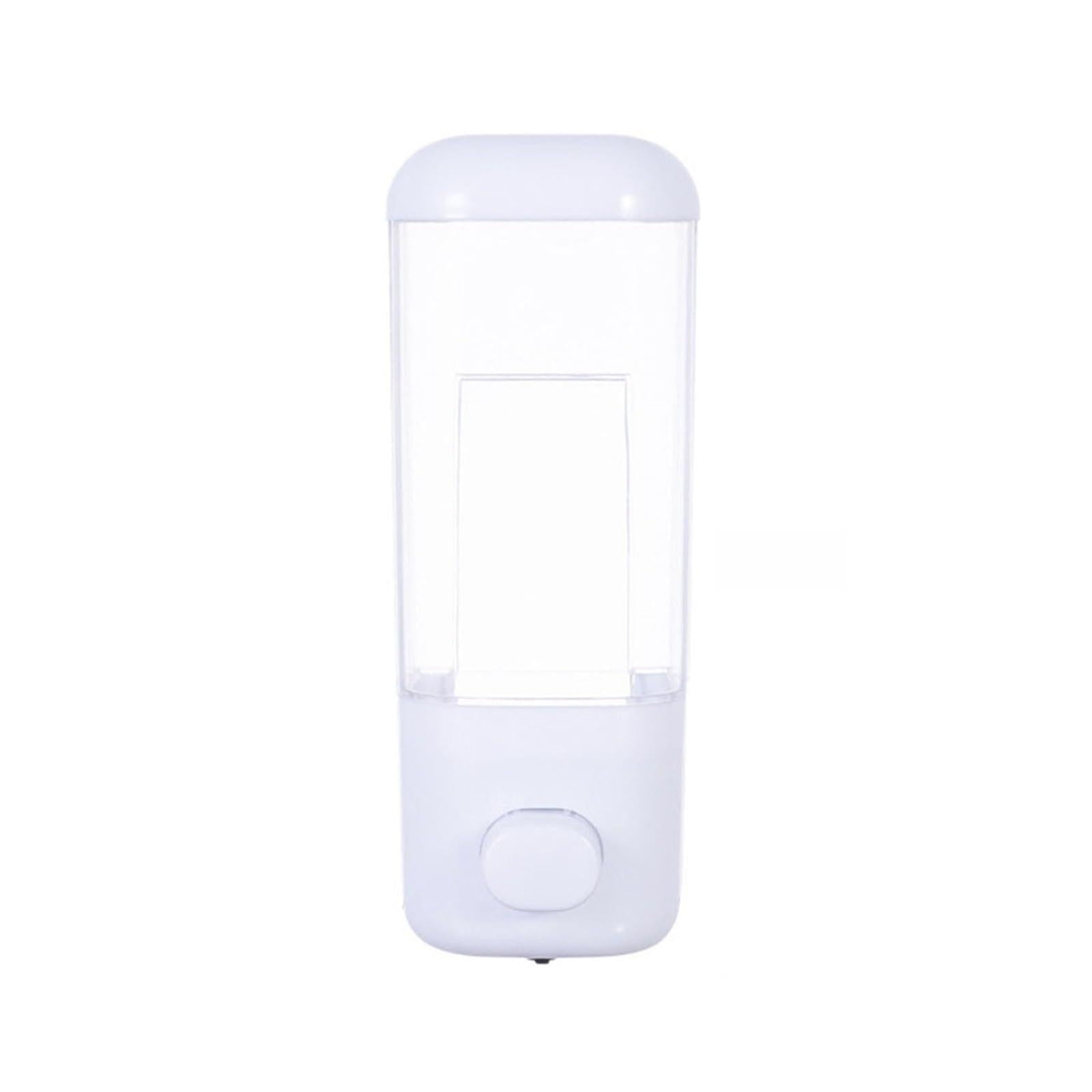 Soap Dispenser, Wall Mounted Manual Press Soap Dispenser 500ml/1000ml Non-punching Bathroom(500ml)