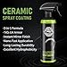 Graphene Spray Coating(16.9 Oz.) - UV Ceramic Coating for Cars -3-in-1Next Gen Car Wax Spray for Cars for Incredibly Slick, Glossy Finish- Waterless Wash & Wax (Green-500ml)