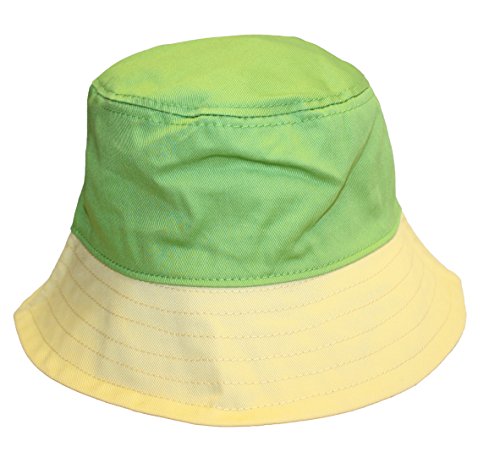 Midwest Gloves and Gear Kids Bucket Garden Hat Combo Pack, Blue/Lime/Pink3