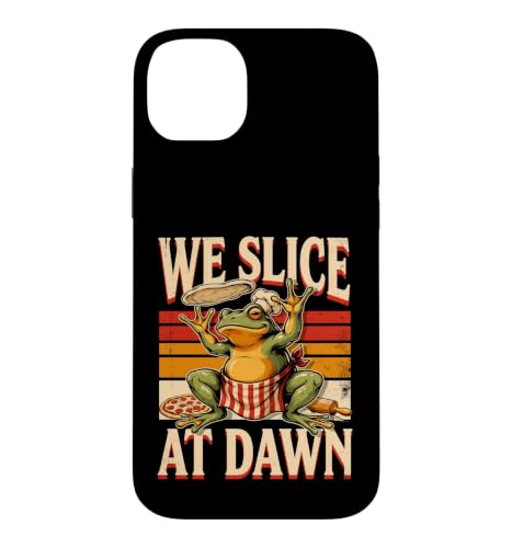 �s�U�J�G�� We Slice At Dawn Food ���[���A �X�}�z�P�[�X iPhone 14 Plus �p