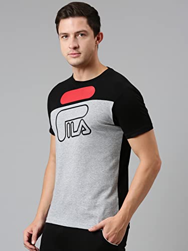 Image of FILA Men's Solid Straight T-Shirt