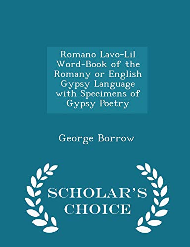 Romano Lavo-Lil Word-Book of the Romany or Engl... 1298368278 Book Cover