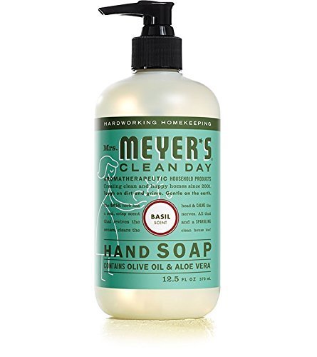 Miniatura 4 de MRS. MEYER'S CLEAN DAY Jabón líquido de manos 3 aromas, paquete variado de limón, verbena de limón, lavanda, albahaca 3 CT (paquete variado)