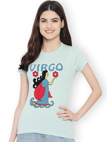 Image of Style Go Women's /Girls Cotton Regular Fit Graphic Stylish Printed Short Sleeves Casual T-Shirt || Trends & Stylish (Pack 2)
