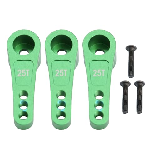 3PCS Aluminum 25T Servo Horn Steering Arm for Arrma 1/8 Kraton Typhon Outcast Talion 1/7 Limitless Mojave Felony Infraction Senton Upgrade...