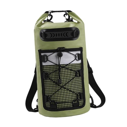 harayaa Waterproof Dry Bag Backpack Large Capacity and Lightweight IPX6 Waterproof Storage Sack with Comfortable Handle Secure Design Suitable for Boating Kay, Green