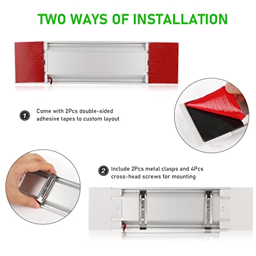 Kicored 12Volt Led Light For Car，Rv Interior Light Bar，11"X3" Dc12V Light Fixtures With On/Off Switch，For Trailer,Car,Truck Bed, Van, Rv, Cargo, Boat, Cabinet,Camper (2Pack) #TOP6