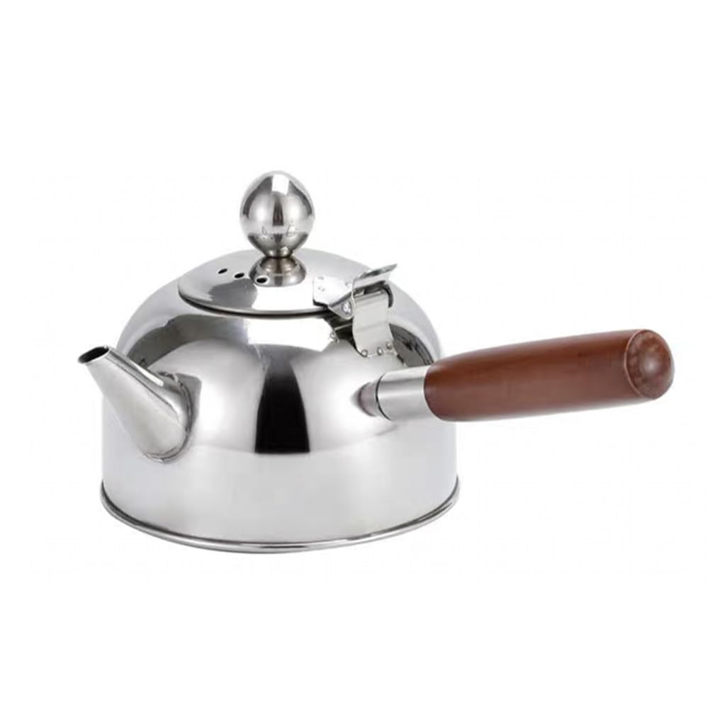 Théière avec poignée ergonomique Alipis pour cuisinières à gaz et électriques