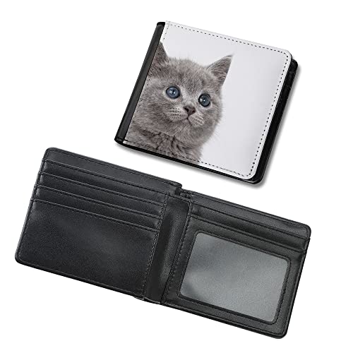 Chihutown Sublimations-Wärmeübertragungs-Brieftasche, blanko, kompakte Ledergeldbörse, schmale Herren-Geldbörse mit Geldklammer und Ausweis, Kalbsleder, schmale Brieftaschen, zweifach gefaltet Cover