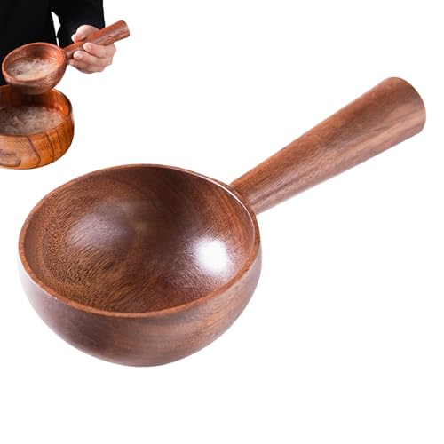 woodenServing Spoons - 24x10.5x4.5cm Double Spoon Pair, Heat