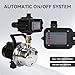 BACOENG Auto ON/OFF Stainless Steel Water Pressure Booster Pump w/Smart Controller for Tankless Water Supply Pressurization