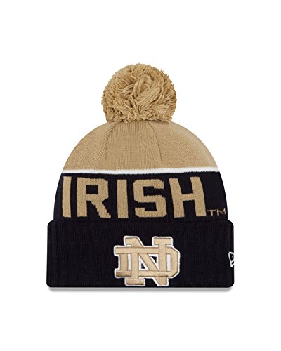 NCAA Notre Dame Fighting Irish Ne 15 Sport Cuff Knit Beanie, Navy, One Size