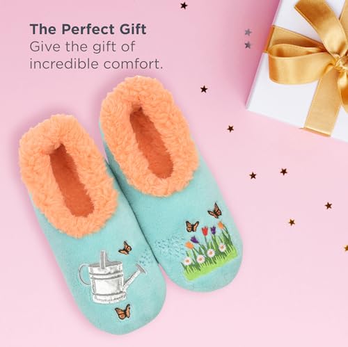 Image of Snoozies Slipper Socks -Funny Quote House Slippers for Women, Non-Slip Fuzzy