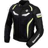 Befast | Airtech - Giacca moto, CE Certificata Nero Giallo