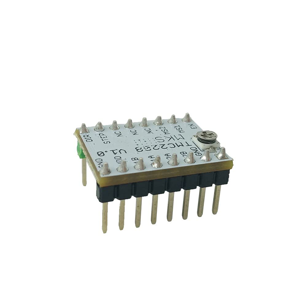 Lysee 3D Printer Parts & Accessories - 4pcs 3D Printer Accessories Silent MKS TMC2208 V2.0 Stepper Motor Driver Ultra Quiet StepStick Compatible with Board - (Size: with Heat Sink)