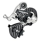 shimano 10 speed kassette campagnolo shifters Campagnolo Record Carbon 10-Speed, Short Cage Rear Derailleur by Campagnolo