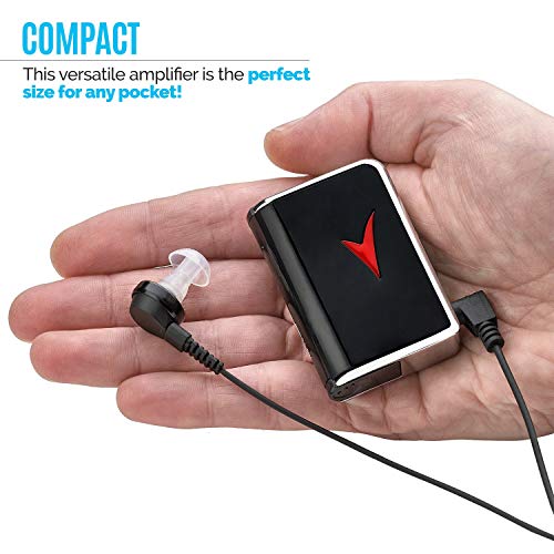 Personal Sound Amplifier - Personal Audio Amplifier Device And Voice Enhancer Device For Sound Gain Of 50Db, Up To 100 Feet Away, Pocket Hearing Devices #TOP1