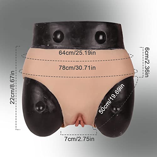 Calcinhas de silicone realistas sexy falsas cuecas triangulares escondendo gaff dedo do pé de camelo