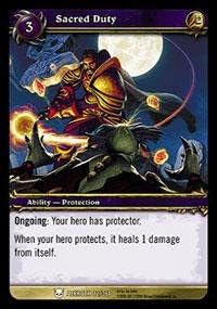 World of Warcraft TCG - Sacred Duty HoA-72 - Heroes of Azeroth