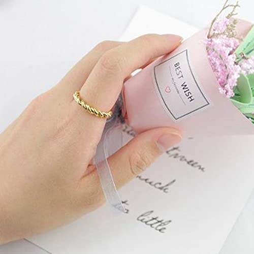 Jude Jewelers 3mm Width Stainless Steel Braided Wire Rope Style Stacking Wedding Band Ring2