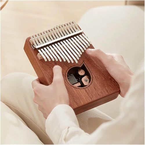 Caja de música manivela LAFSFBDF el regalo ideal de madera retro 4
