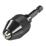 wolfcraft Portabrocas de acción rápida para atornilladores o taladros I 2625000 I Para sujetar y soltar accesorios de forma rápida y sencilla (rango de apertura de 0,5 mm)