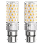 DiCUNO B22 LED Mais Glühbirne 10W, 2700K Warmweiß, ersetzt 130W Glühbirne, 1350lm, B22 LED Lampe, CRI 82, 360° Abstrahlwinkel, Kein Flackern, Nicht dimmbar, 230V, 2er Pack