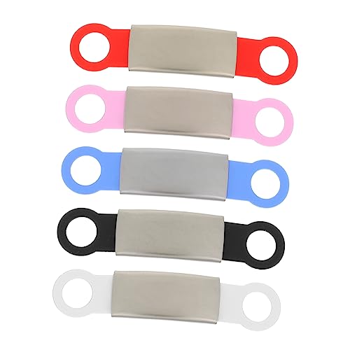 VERDANVERSE 5piezas Placas De Identificación Para Perros Etiquetas Nombre Para Mascotas Accesorios De Para Collares De Perros y Jardin