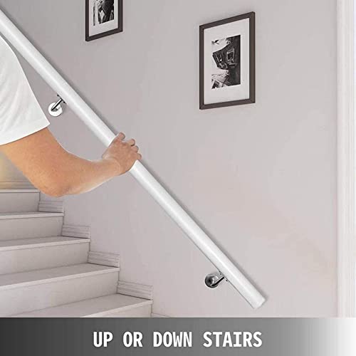 Rambarde d'escalier en bois mural de 30 cm à 6 m avec support - 3