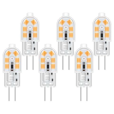 Akynite G4 12V 2W Warm White LED Bulbs Cover