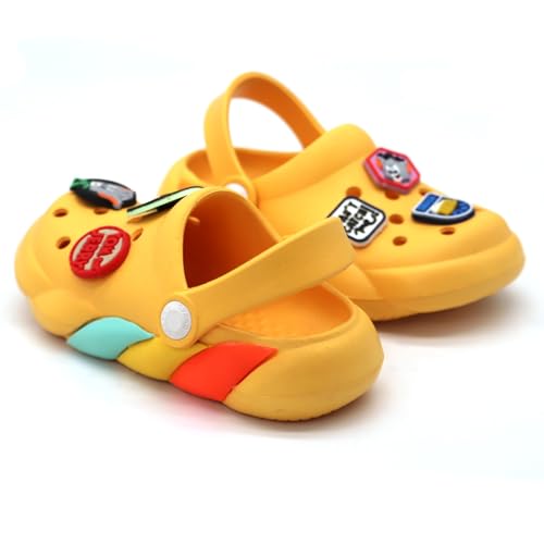 Image of SVAAR x Tom & Jerry Slingback Clog Shoes for Boys & Girls || Indoor & Outdoor Sandals Clogs for Kids with 6 Tom & Jerry Charms
