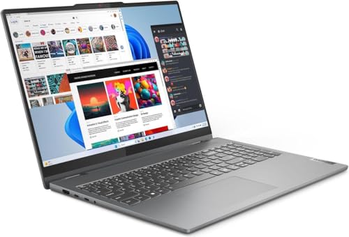 Image of Lenovo IdeaPad 5 14 inch Touch Ryzen 7 2-in-1 Laptop, 14 inch FHD+ Touchscreen, AMD Ryzen 7 8845HS, 16GB RAM, 1TB SSD, FP Reader, Backlit KB, Stylus Pen, Wi-Fi 6, Win 11 Home