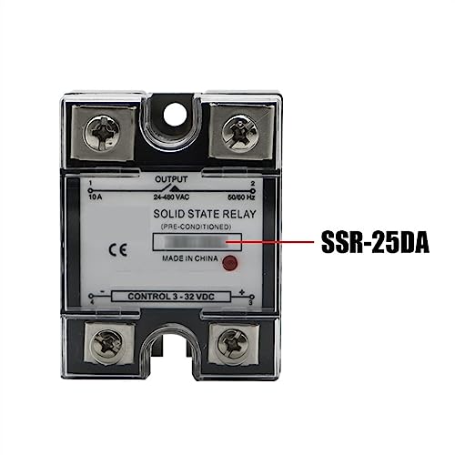 Module de relais à semi-conducteurs SSR-25DA DC-AC contrôle température PID