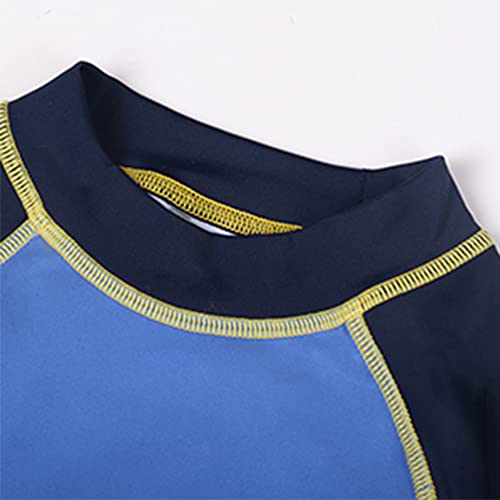 Julysand Toddler Boys Blue Rash Guard Sets 3D Shark Swimsuit Long Sleeve Two Piece Swimwear Sun Protection Suit3