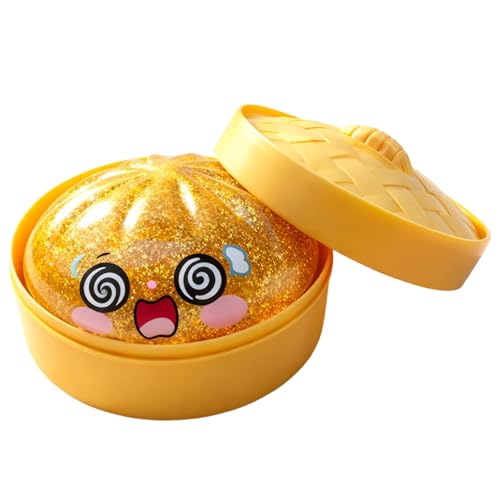 Dumpling Fidget Fidget Toys Golden Fidget Dumpling Toy Stress Relief for Office Desks Commute Anxiety Management Portable Tactile Stimulation