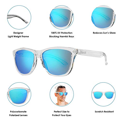 Image of Woosh Polarized Lightweight Sunglasses for Men and Women -Unisex Sunnies for Fishing Beach Running Sports and Outdoors
