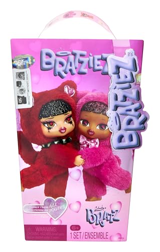 Bratz Bratziez Sweetheartz Plush Blind Box with Charm Clip and Accessory Collectible Characters
