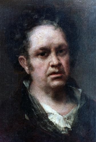 Francisco De Goya autoportrait tableau 60x90cm pour habiller un mur vide