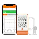 Elitech GSP-6Pro-DGLE Bluetooth Temperatur Logger mit dualen Temperatursensoren & Gel-Flaschen...