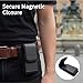 Stronden Magnetic Closure Holster for iPhone 17 Pro Max, 16 Pro Max - Leather Holster w/Belt Clip Pouch (Fits Slim/Thin Case only)