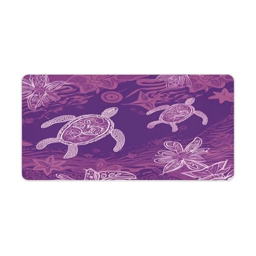 Mouse Pad Grande Hawaii con Tortuga de Mar Púrpura miniatura 1